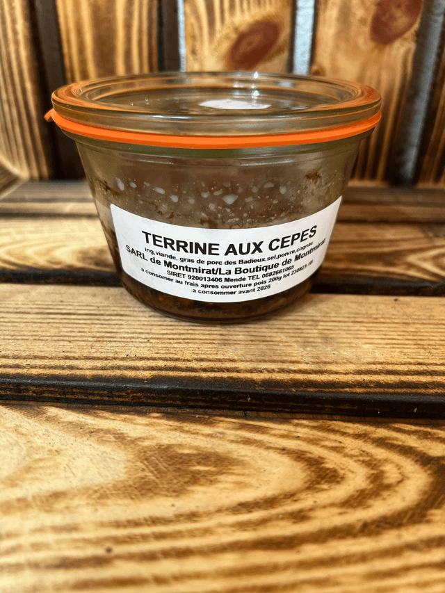 Terrine aux cèpes