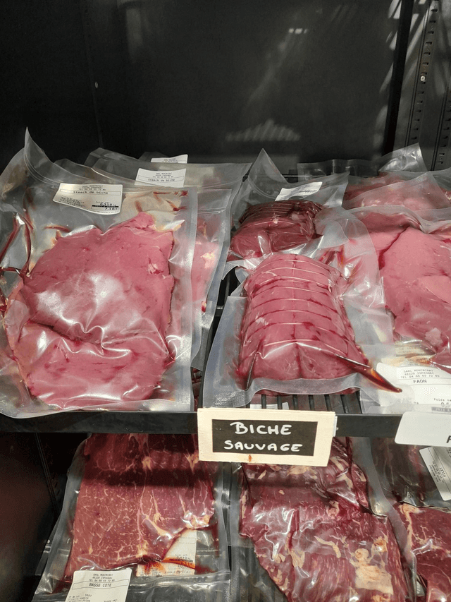 Steaks de cerf ou biche 1kkg