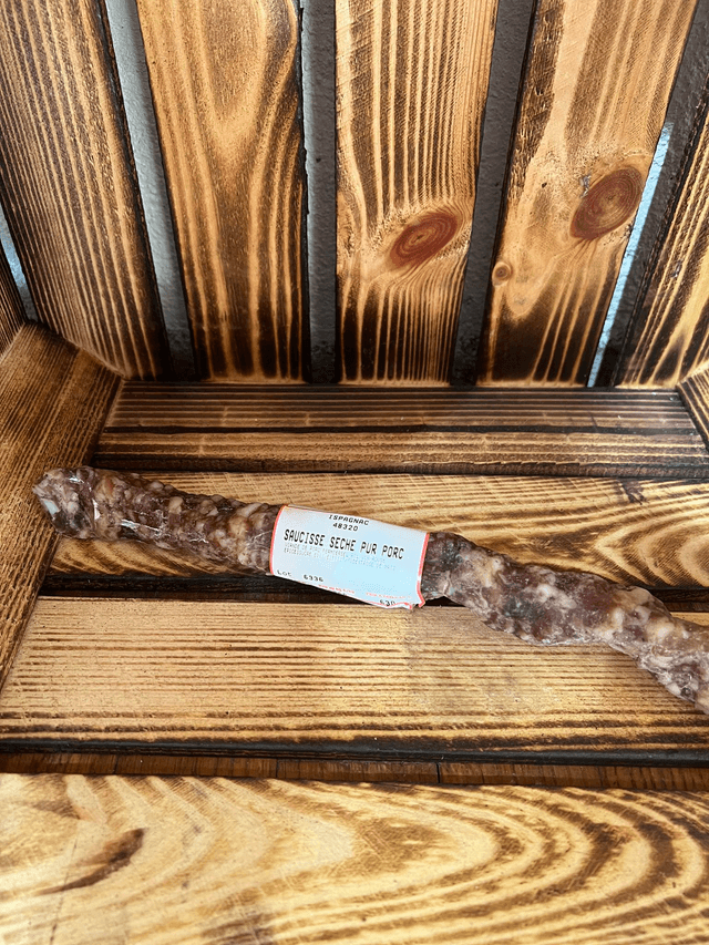 Saucisse sèche pur porc: 400g 